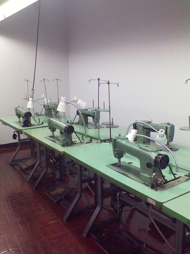 Multiple sewing machines
